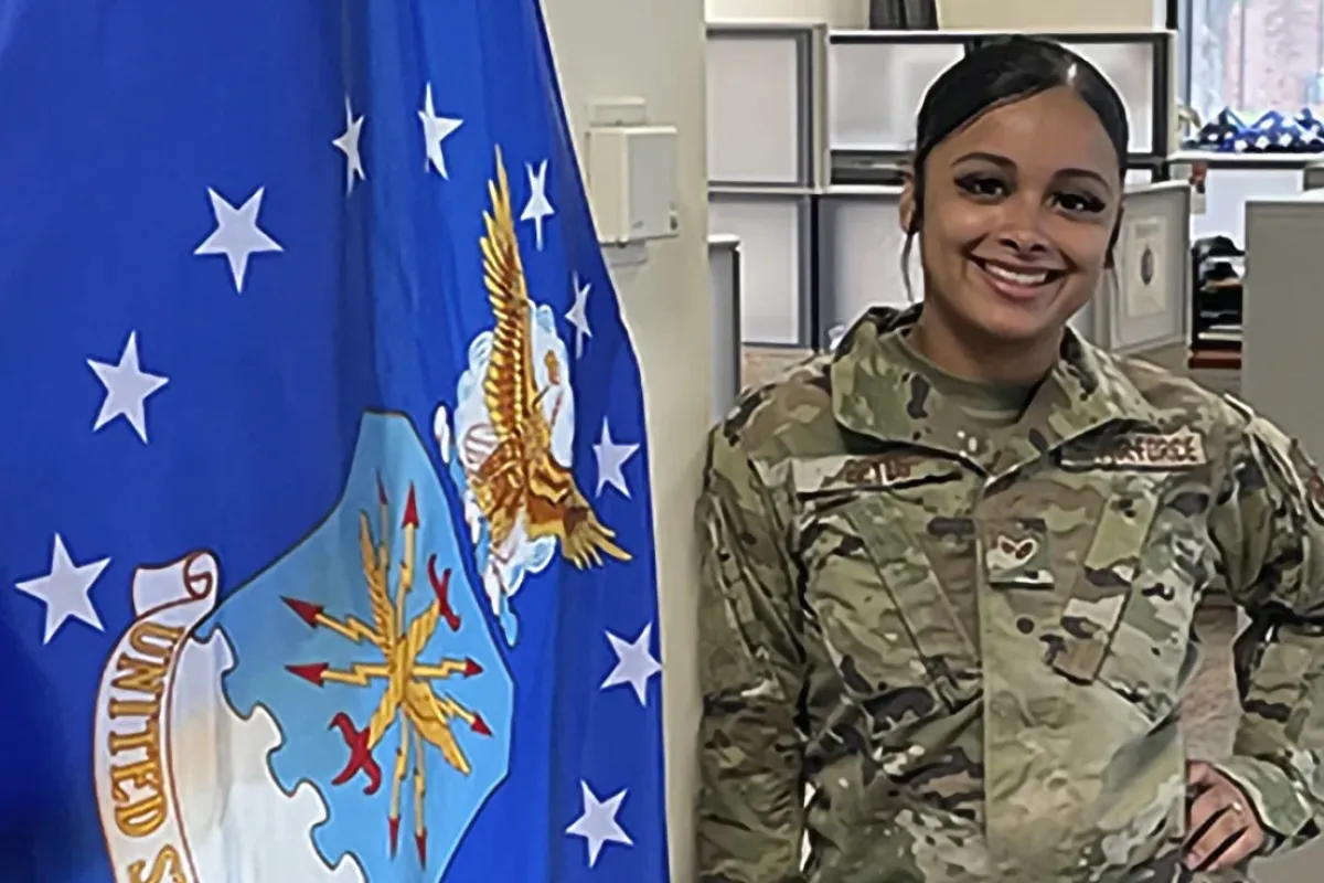 Air Force veteran Shayla Reyes, an early childhood education major, has taken advantage of veterans’ service