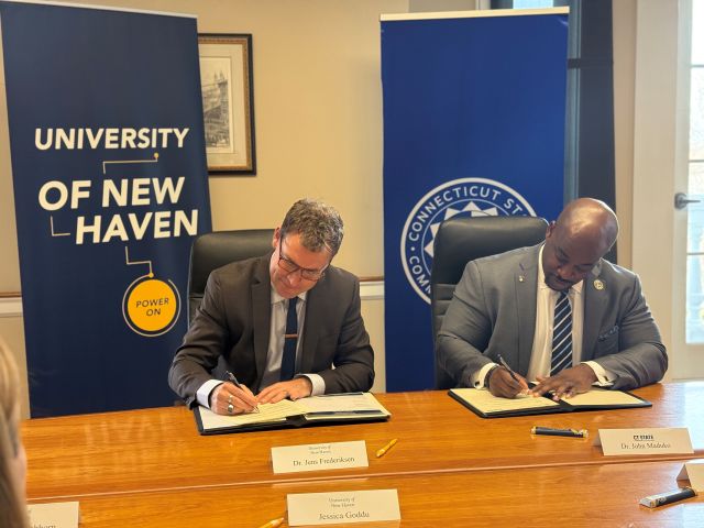 Partnership provides guaranteed admissions to the University of New Haven for graduates of CT State Community College who meet certain academic requirements.