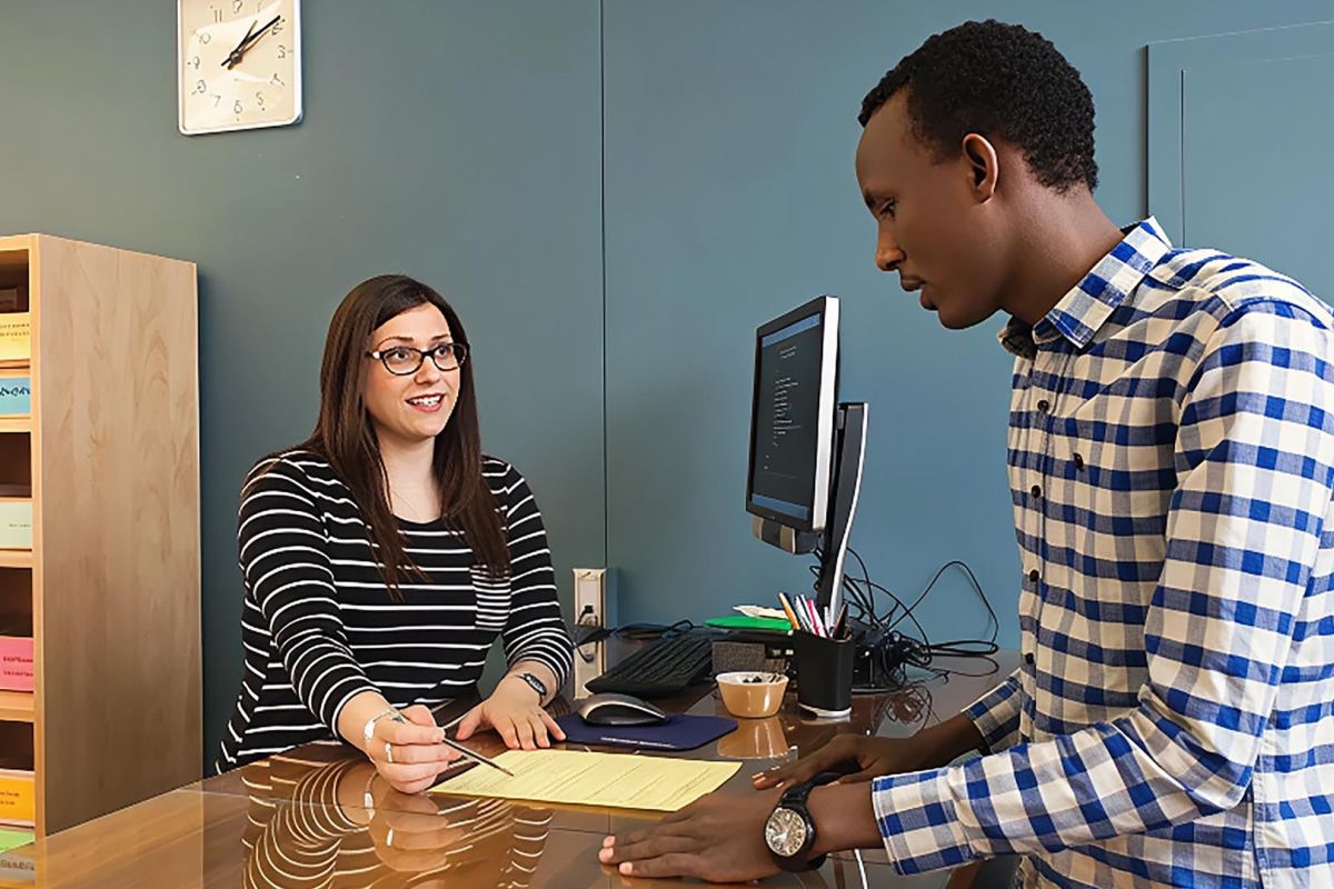 A student is registering for classes