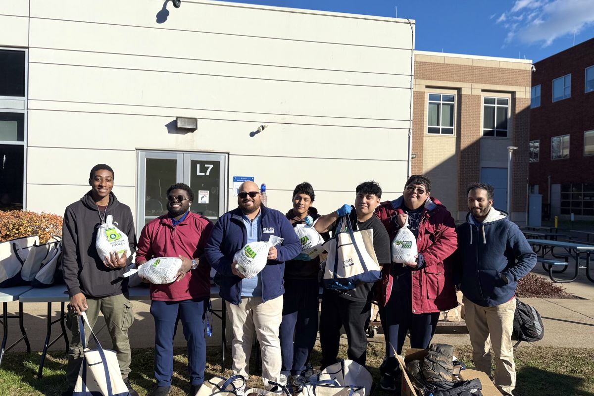 A turkey drive was held at CT State Housatonic.