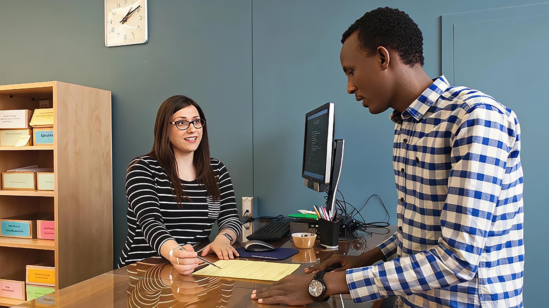 A student is registering for classes